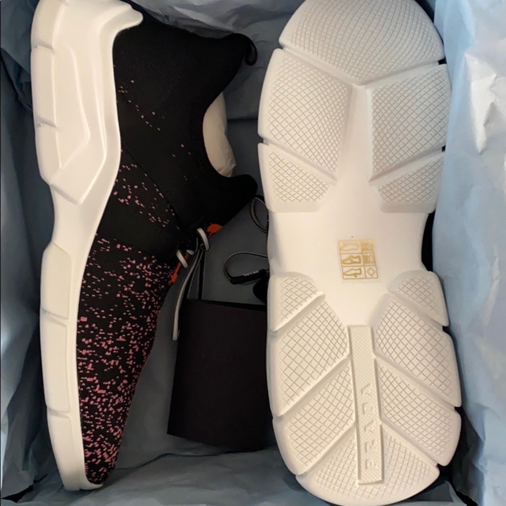 Prada Logo Knit Sneakers